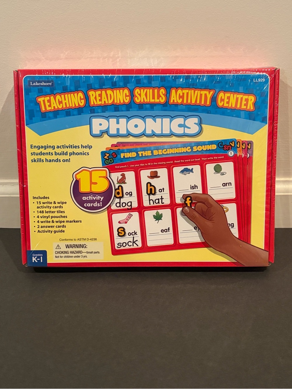 Lakeshore Teaching Reading Skills Activity Center Phonics K-1 NIB
